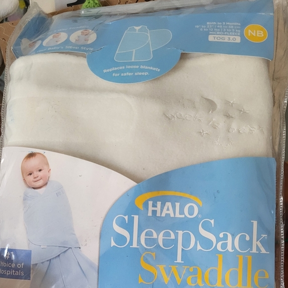 Halo SleepSack Swaddle in Cream - Picture 1 of 5